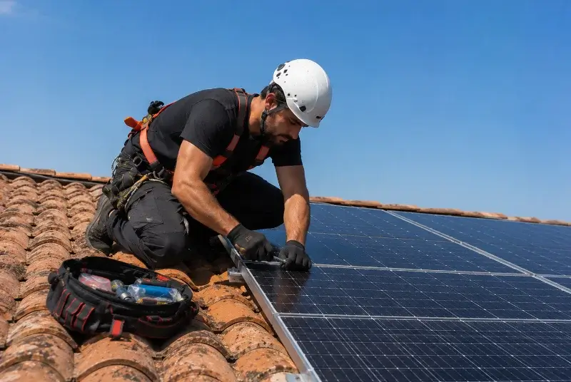 Maintenance et monitoring de panneaux solaires à Beausemblant